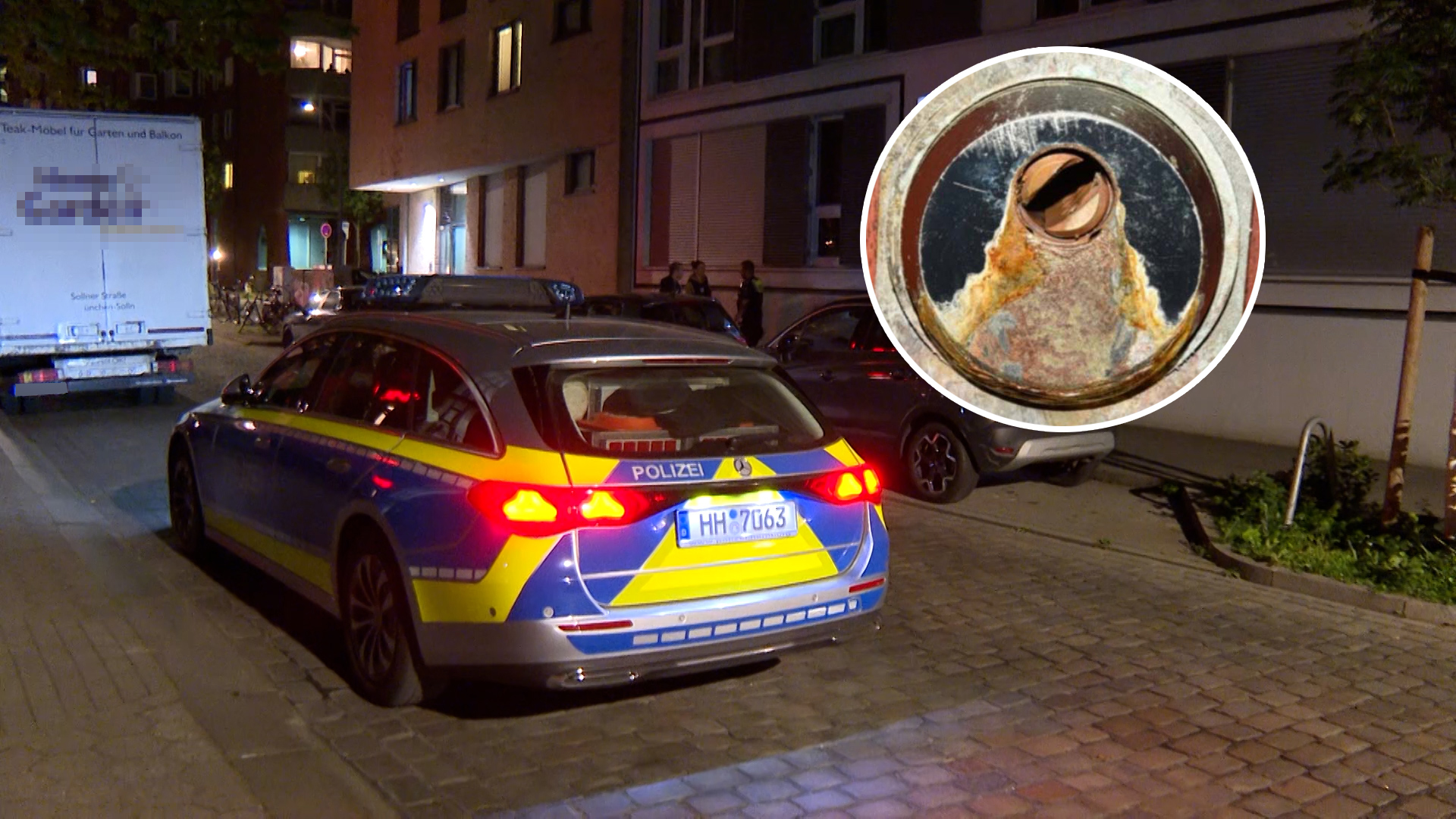 Einbrecher spritzten hochgiftige Säure ins Türschloss