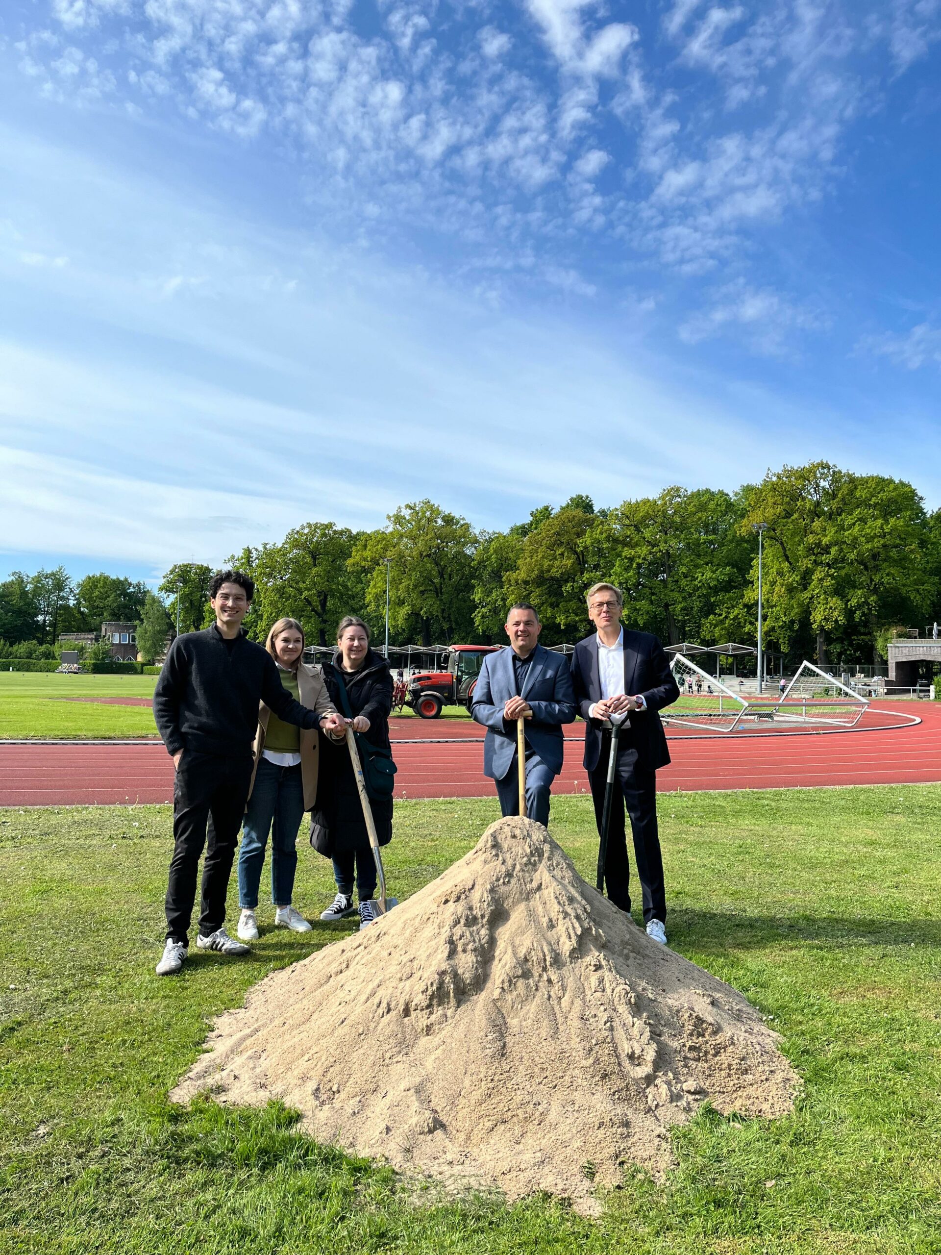 Spatenstich im Hammer Park