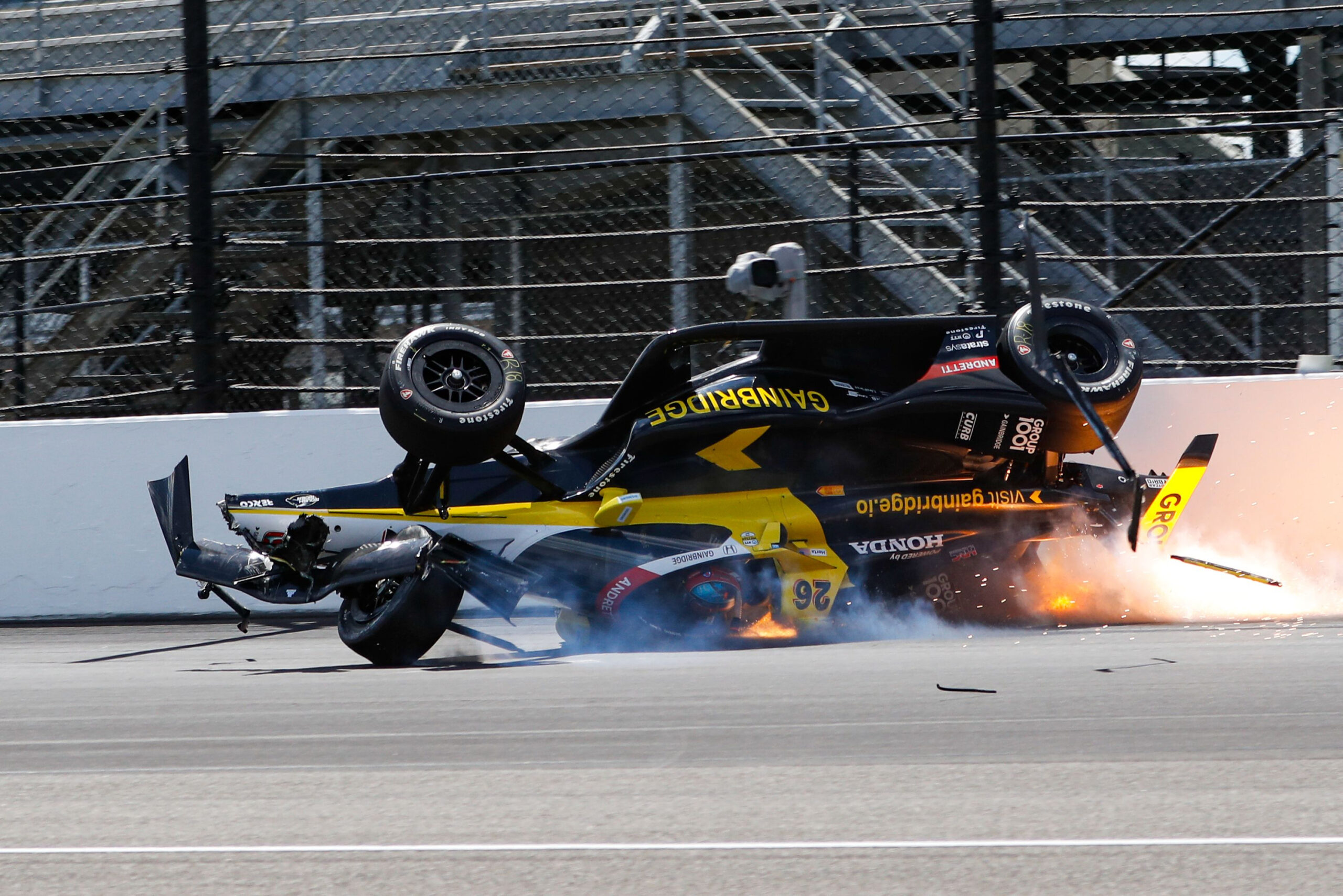 Der Crash von Colton Herta beim Qualifying zum Indy 500