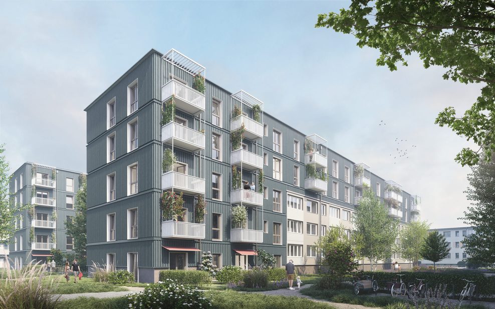 SAGA stockt in Horn Wohnungen auf.