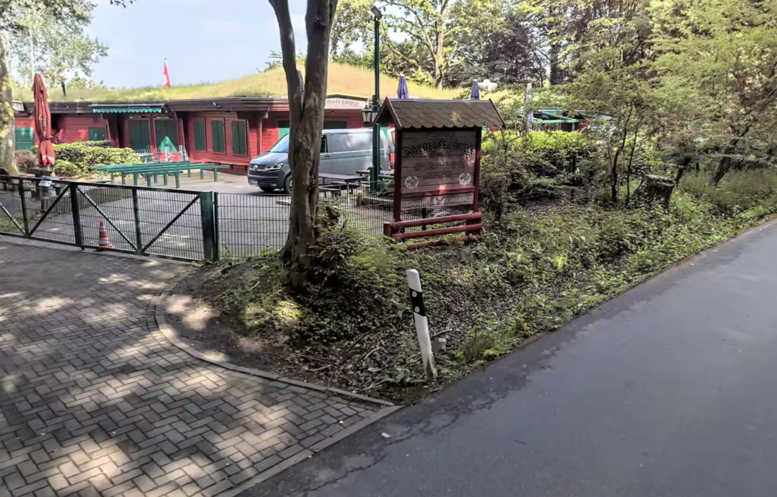 Das „Waldcafe Corell“ im Niendorfer Gehege.