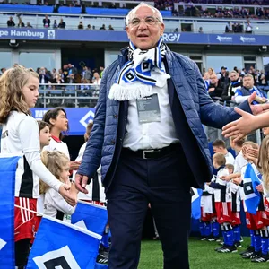 Felix Magath im HSV-Stadion