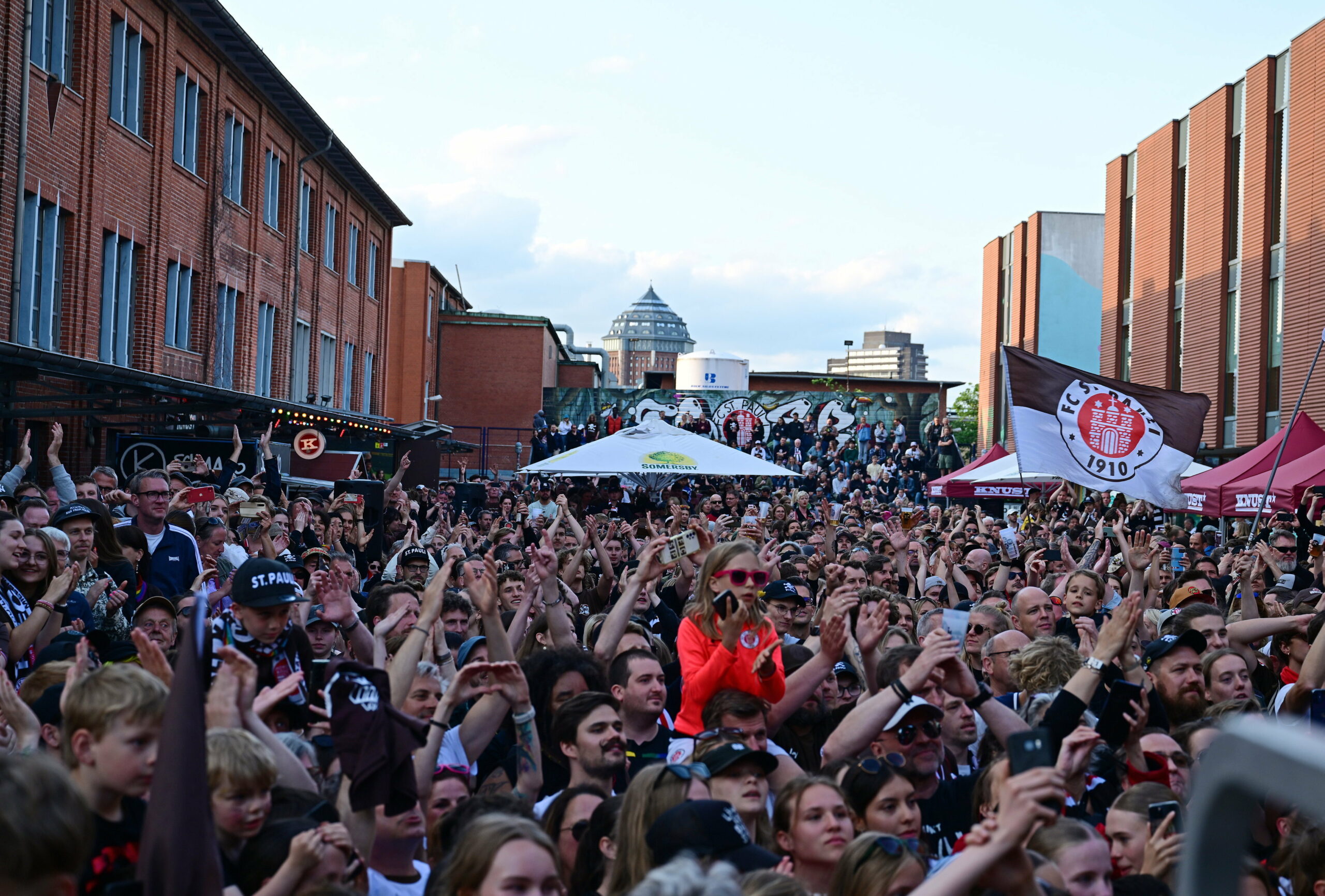 St. Pauli-Fans am Knust