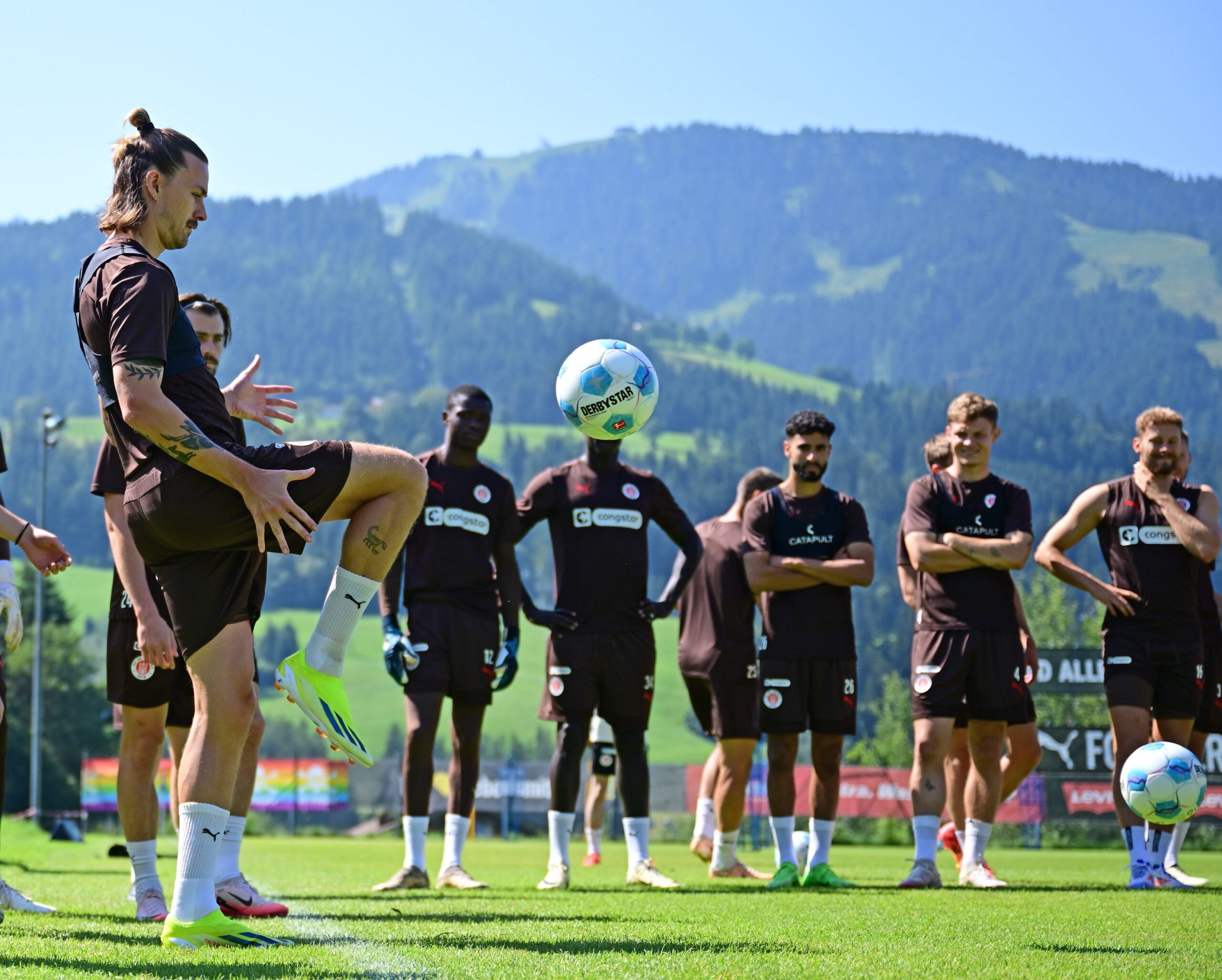 Jackson Irvine im Trainingslager in Scheffau