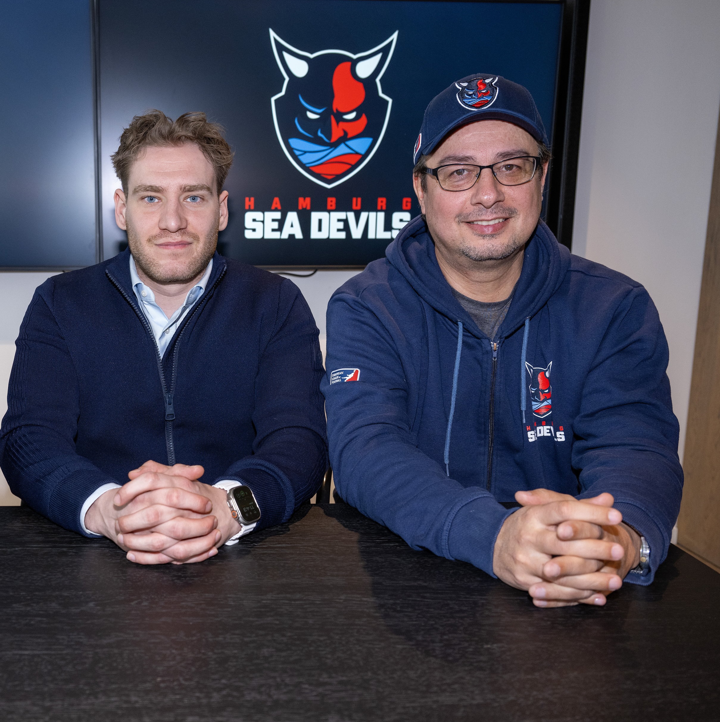 Sea-Devils-Boss Mark Weitz und Ex-Trainer Shuan Fata