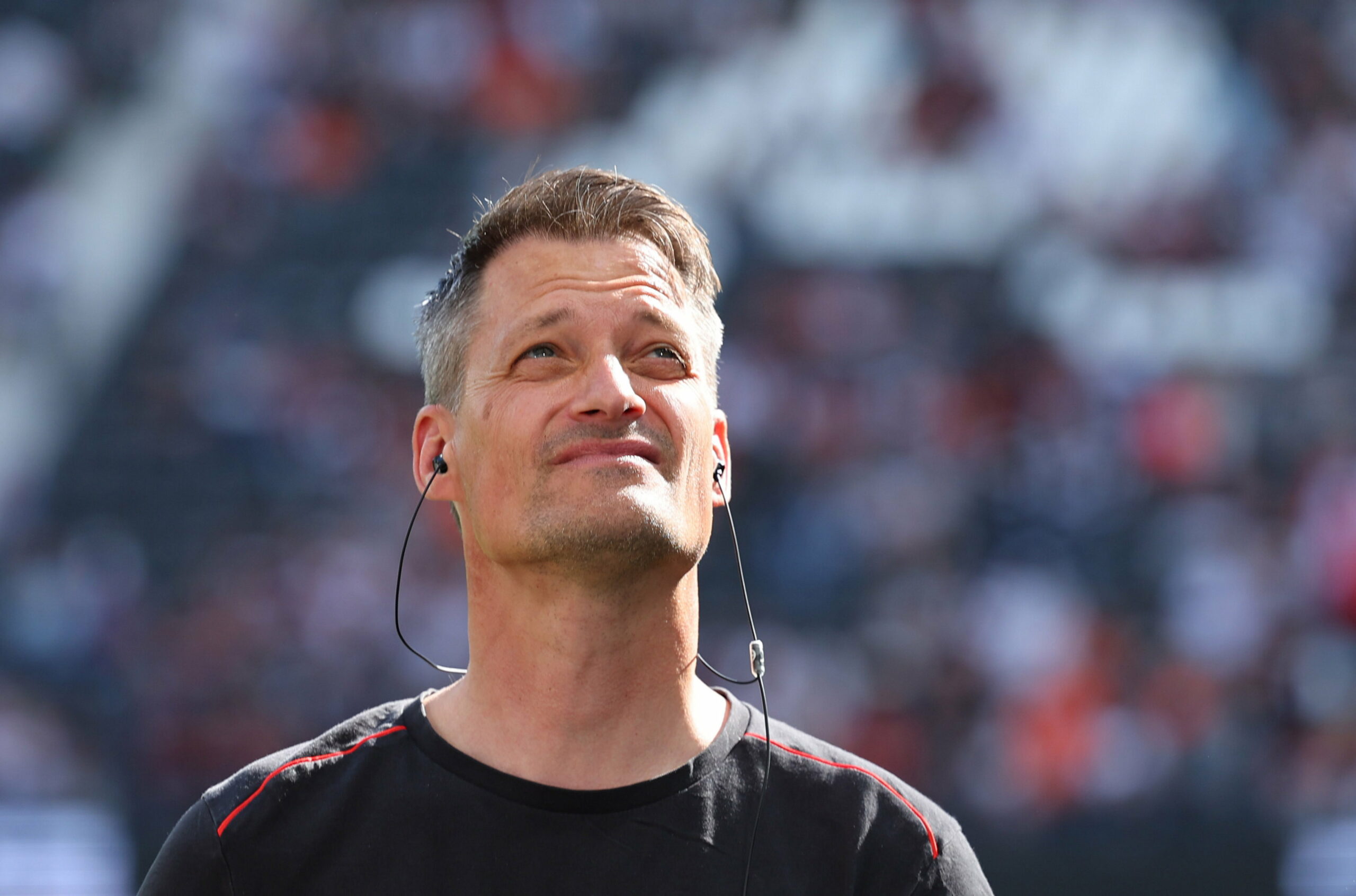 St. Pauli-Trainer Alexander Blessin nach dem quasi-rettenden Punktgewinn in Frankfurt