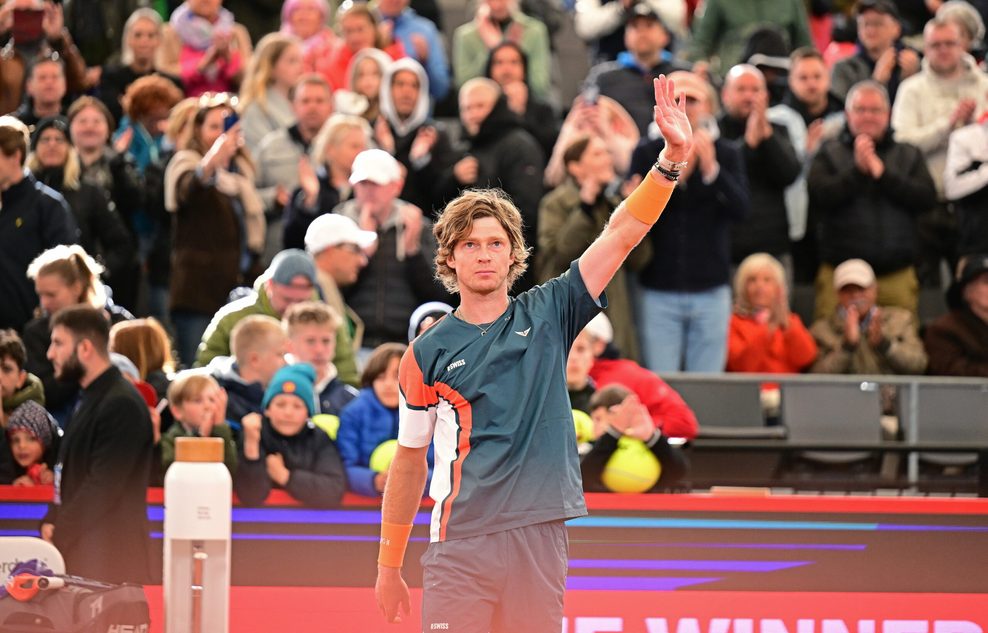 Andrey Rublev sorgte am Donnerstag vor 8000 Fans für die sportlichen Höhepunkte am Rothenbaum.
