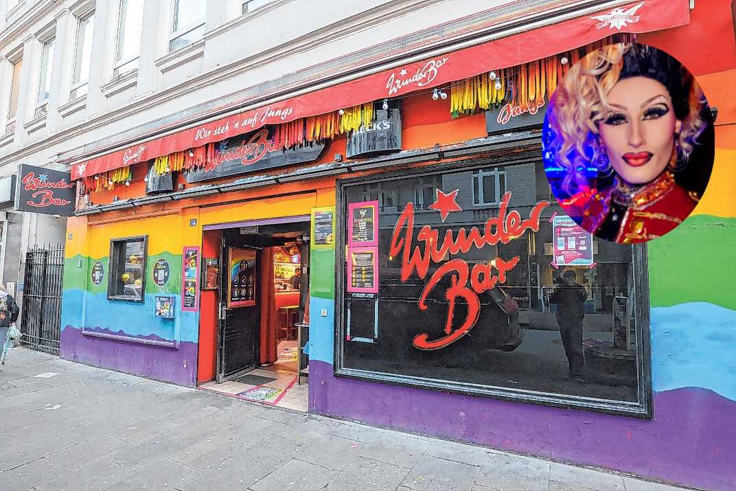Eine bunte Bar