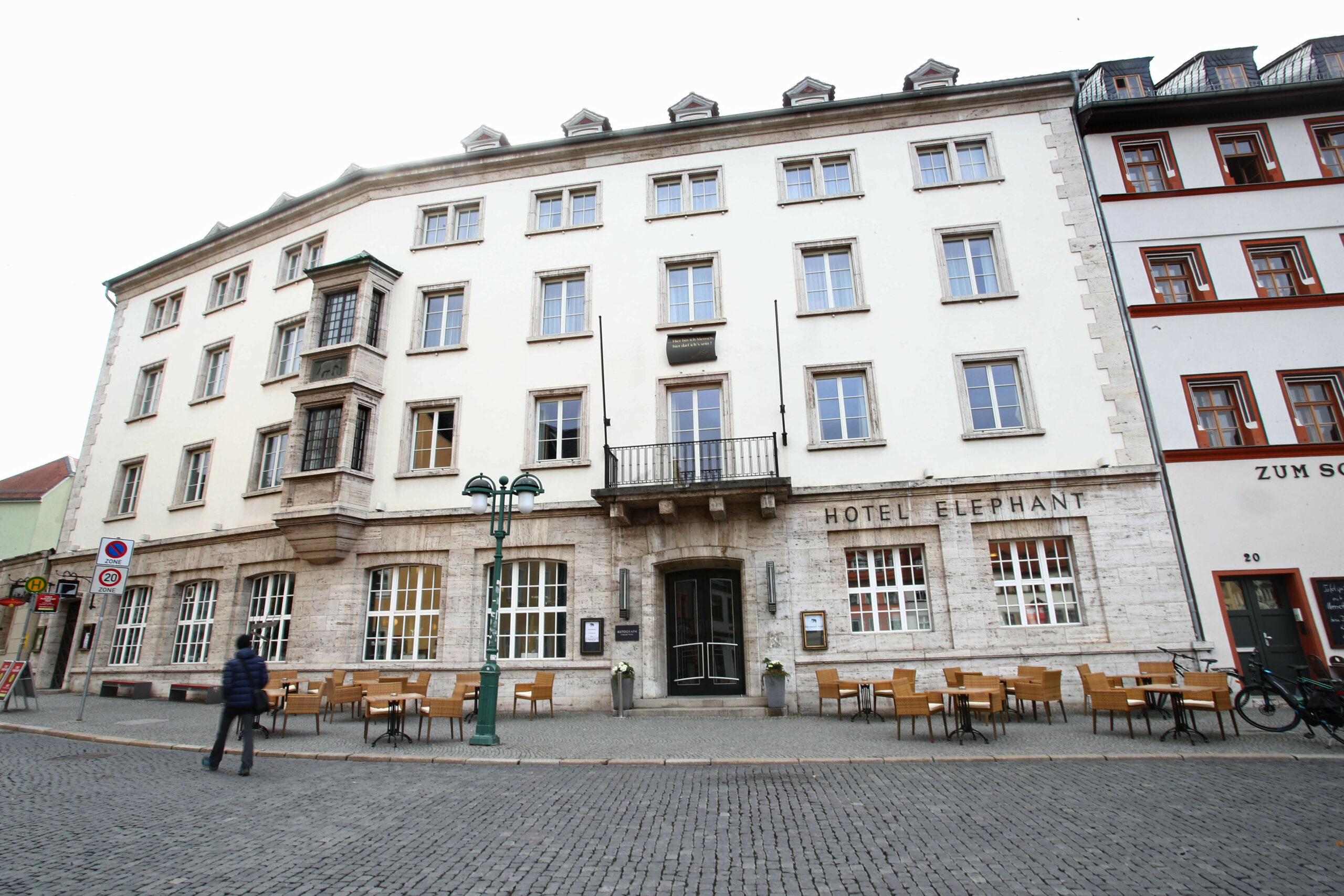 Fassade eines Hotels