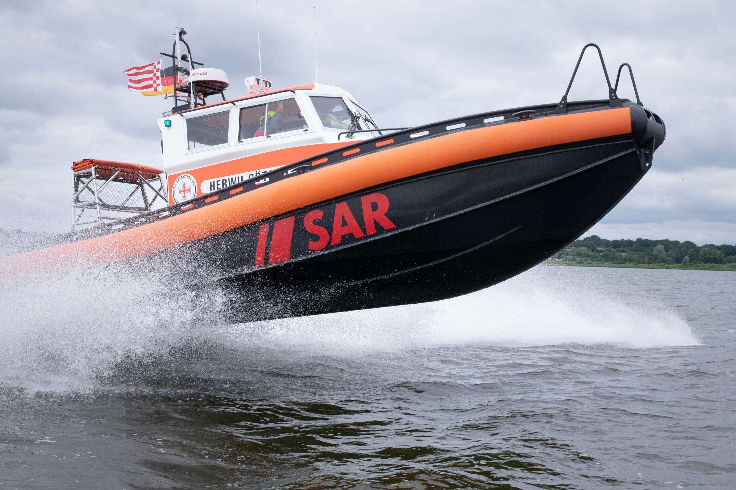 Das Seenotrettungsboot HERWIL GÖTSCH der DGzRS-Station Schleswig.