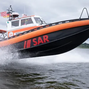 Das Seenotrettungsboot HERWIL GÖTSCH der DGzRS-Station Schleswig.