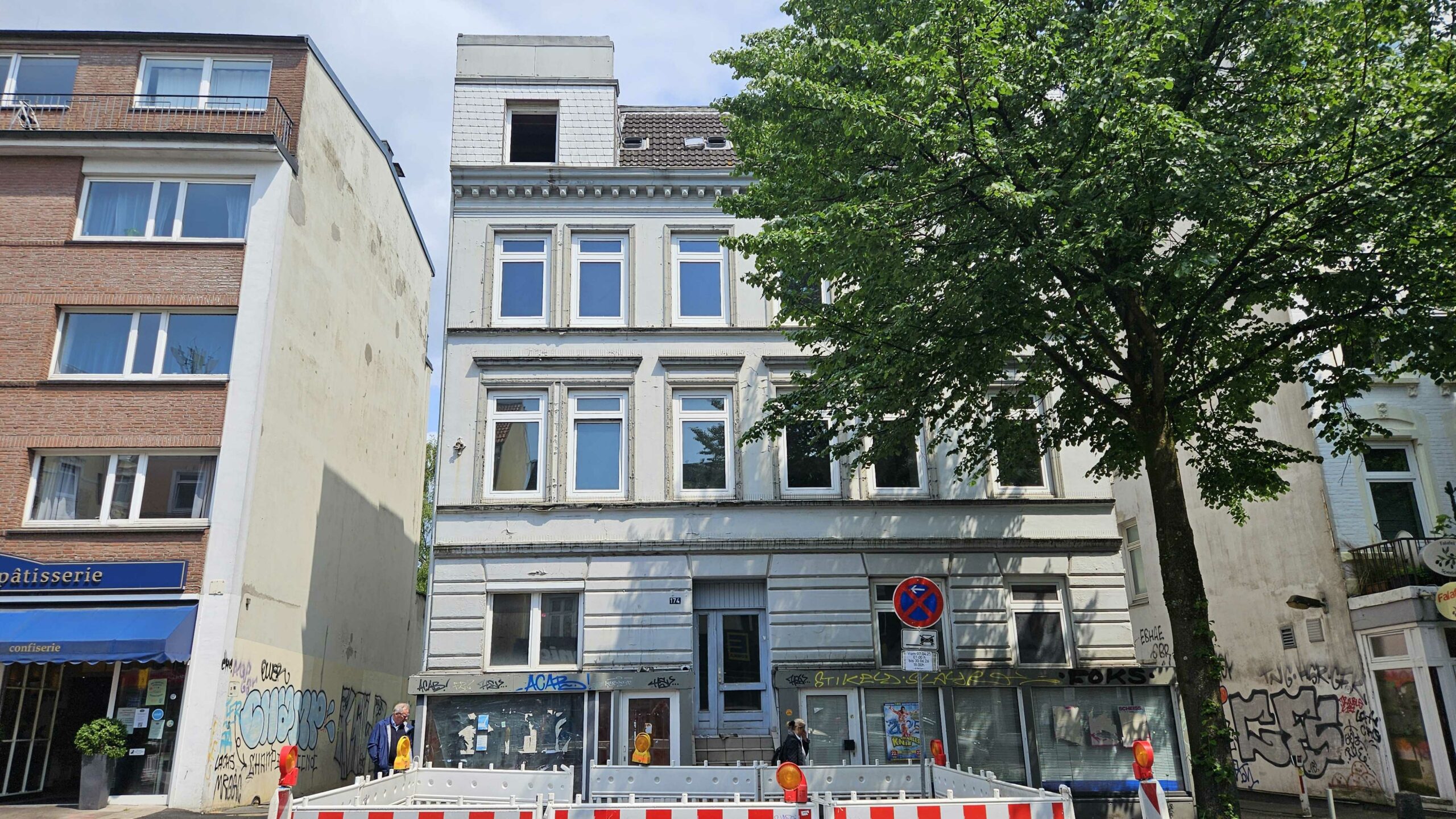 Das Haus an der Osterstraße 174 steht schon lange leer.