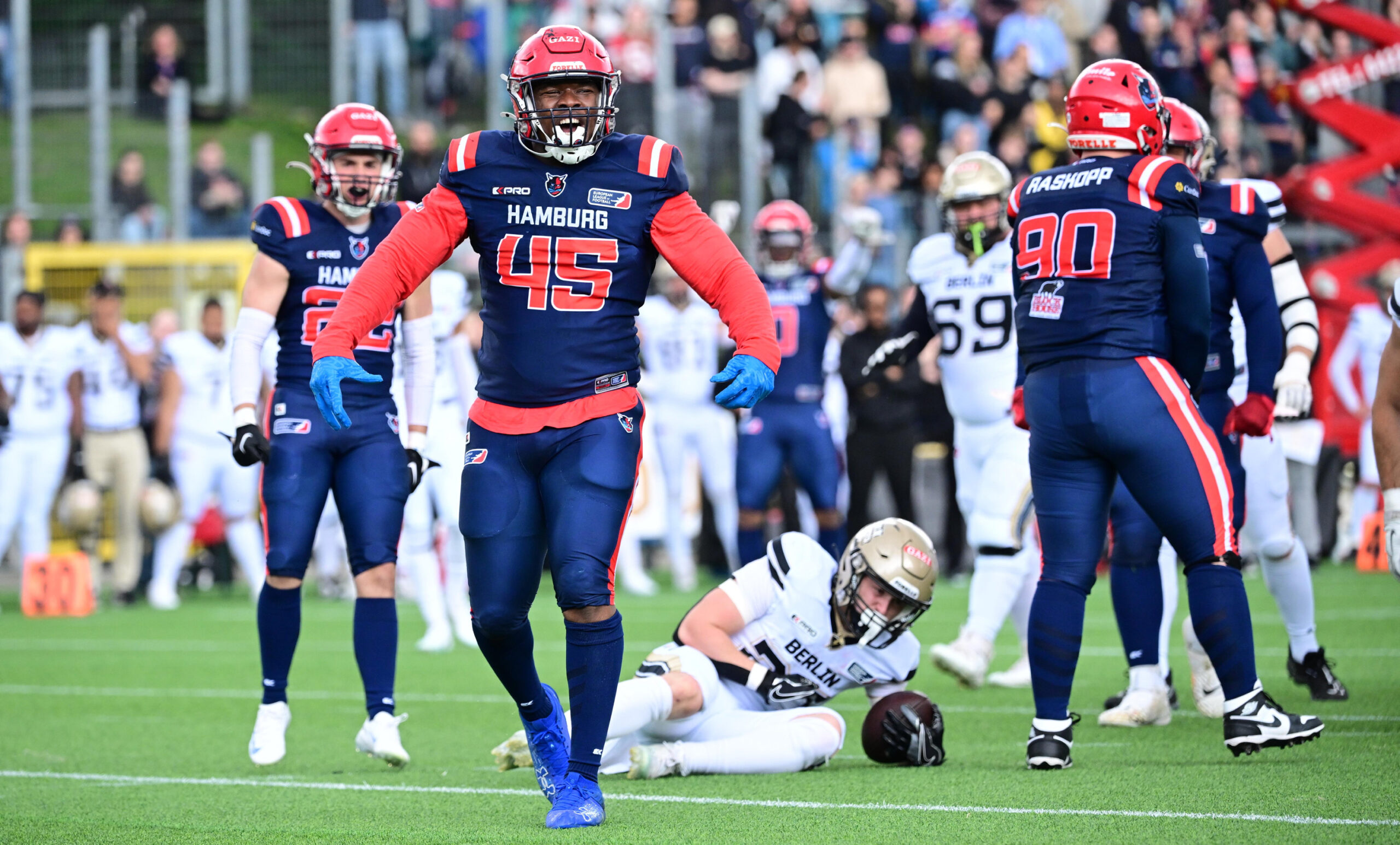 Kyle Kitchens gegen Berlin Thunder