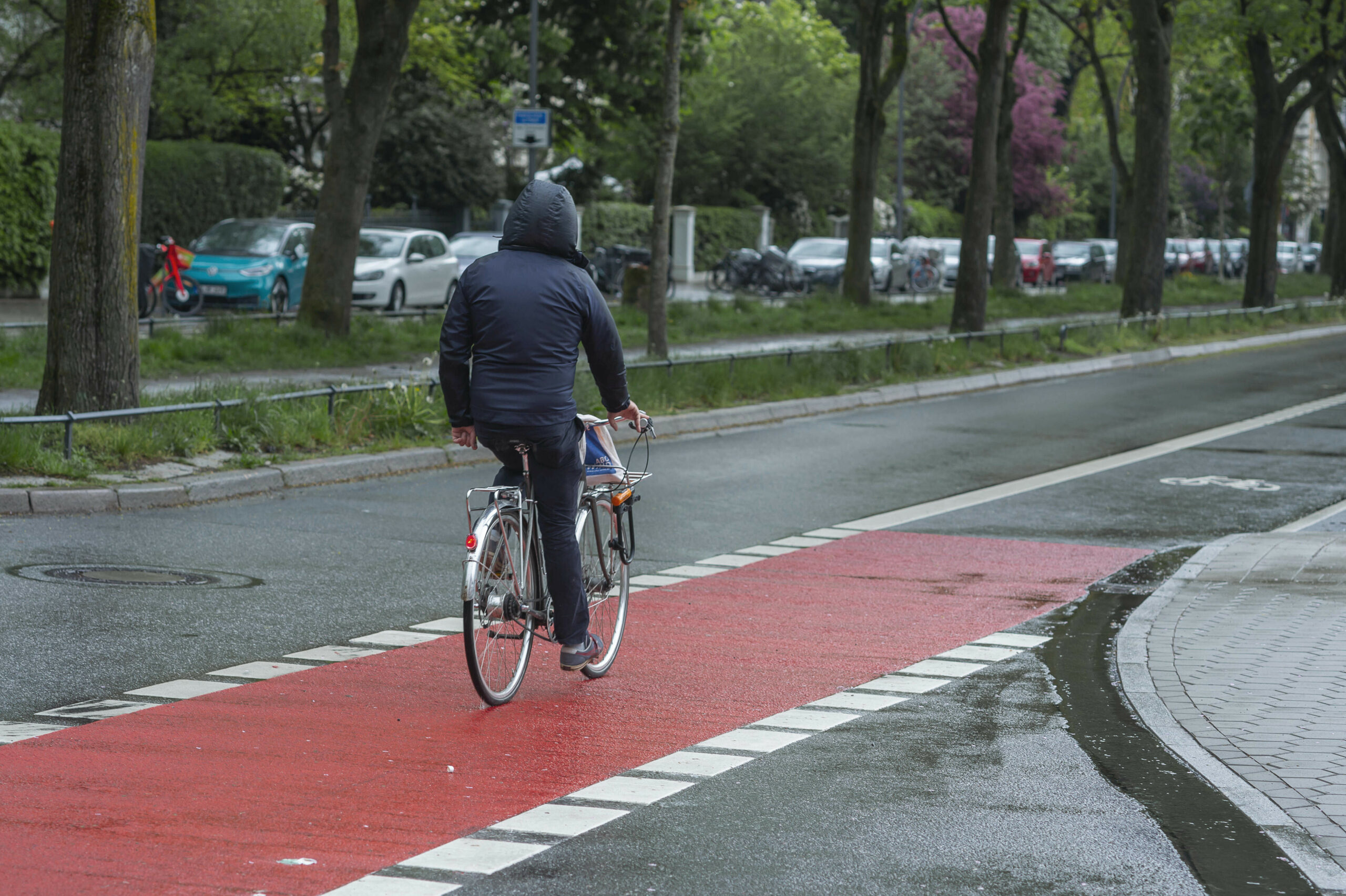 Radweg auf dem Hohenzollernring