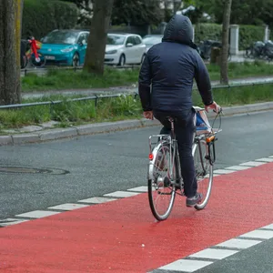 Radweg auf dem Hohenzollernring