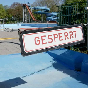 Geschlossenes Freibad