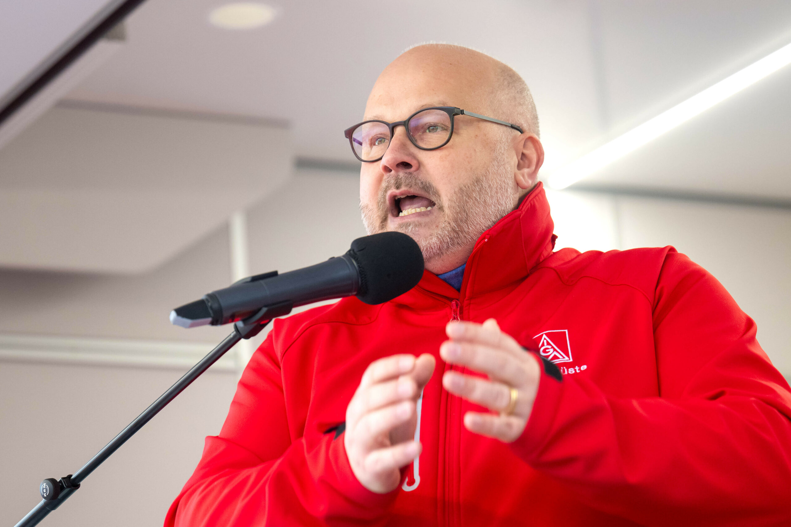 Daniel Friedrich, IG Metall-Bezirksleiter Küste