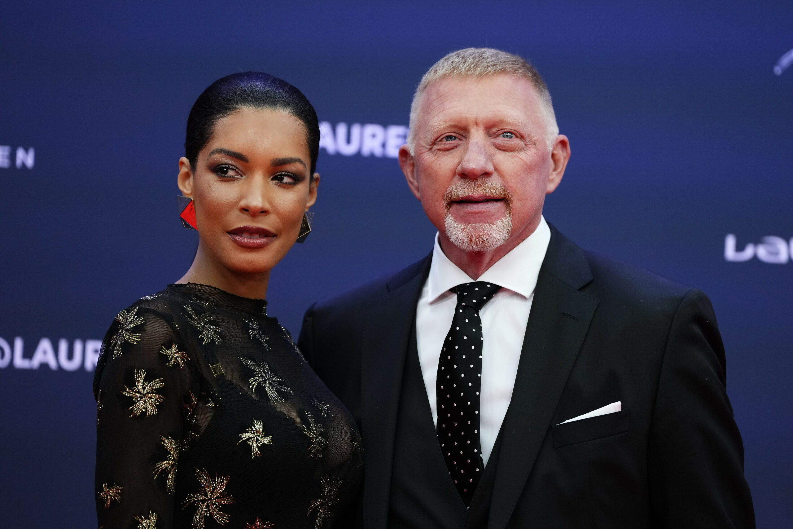 Lilian de Carvalho und Boris Becker