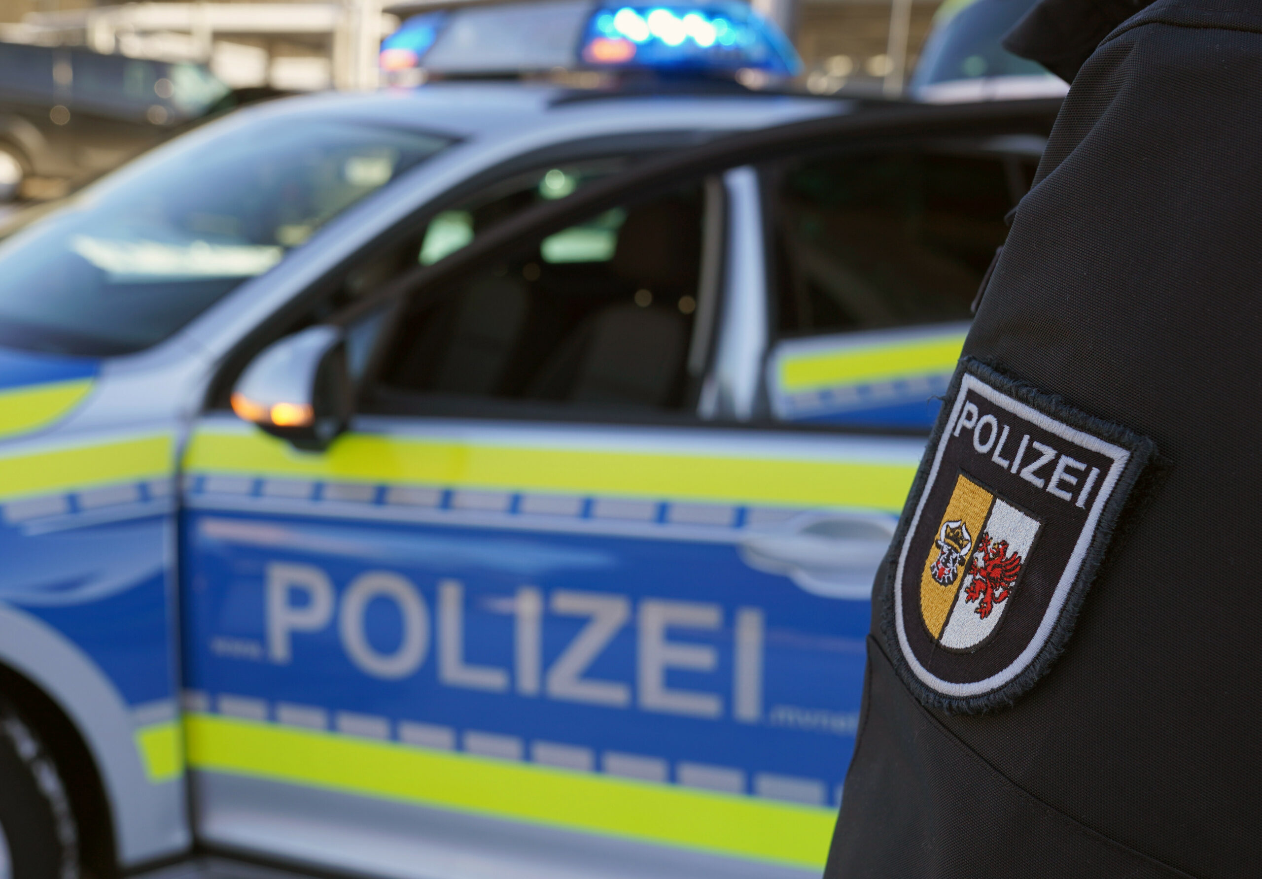 Streifenwagen der Polizei Mecklenburg Vorpommern