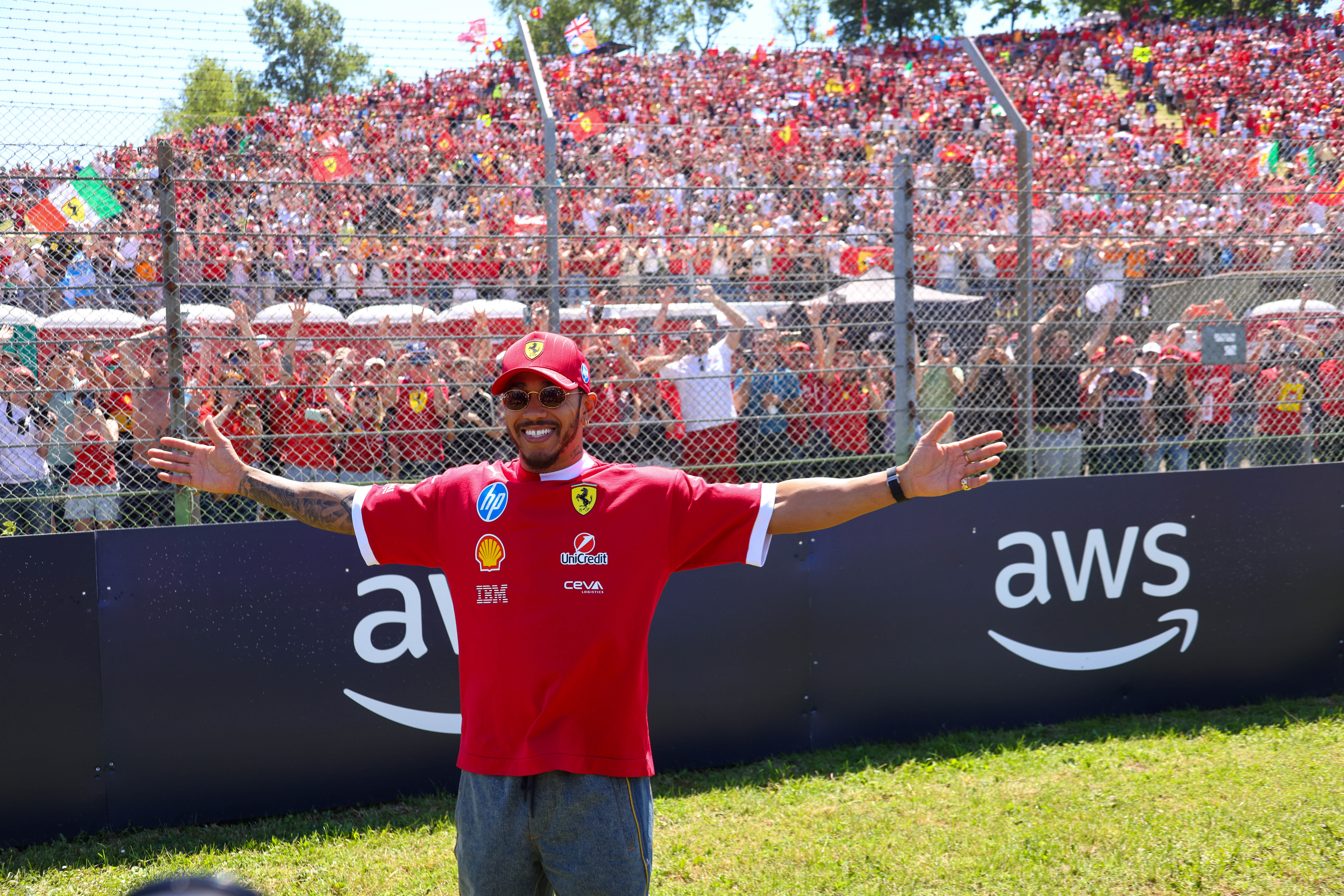 Lewis Hamilton in Imola