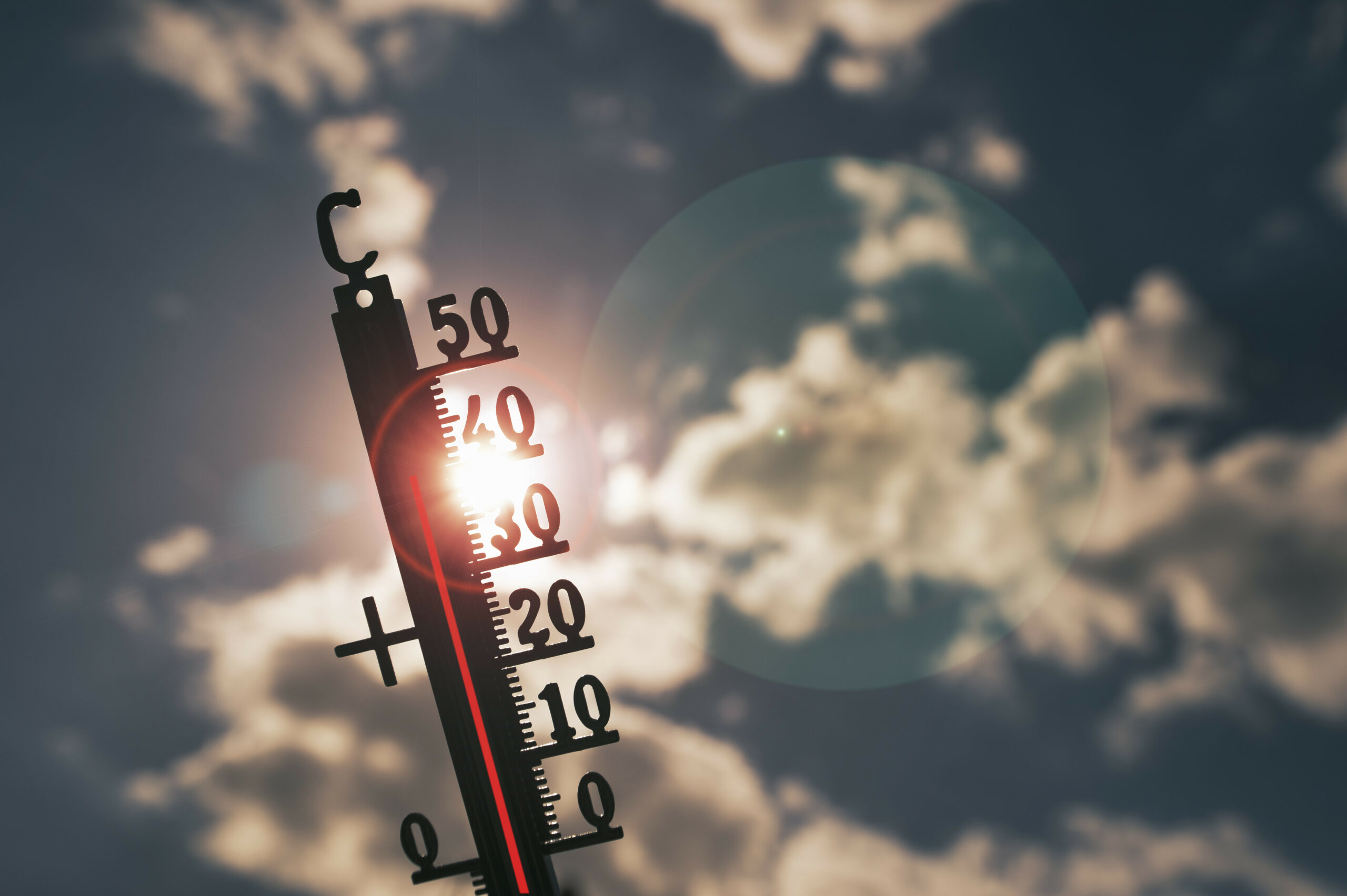 Thermometer im Himmel