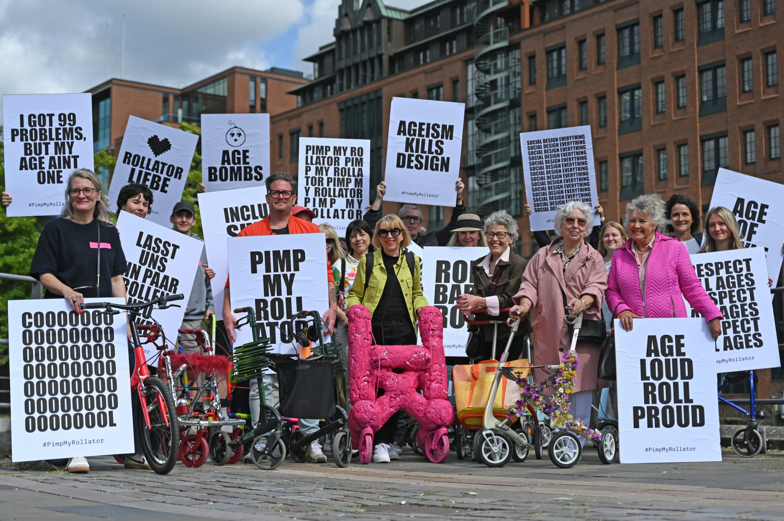 Initiative „Pimp my Rollator“ in der Hafen City
