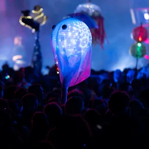 Besucher auf dem Fusion-Festival