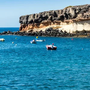 Die Bucht von El Puertito auf der Kanareninsel Teneriffa.