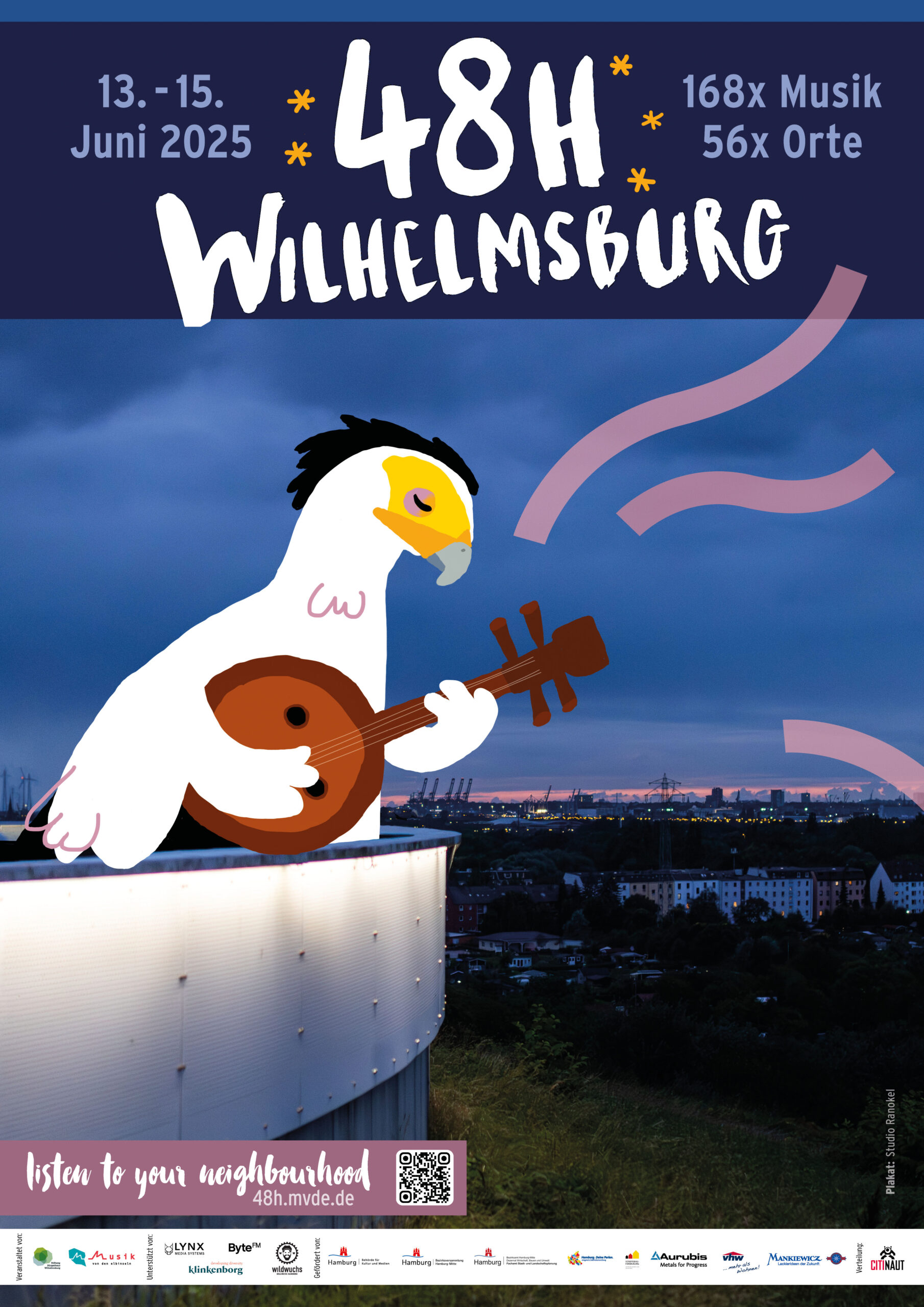 Poster zeigt Aussicht vom Energieberg
