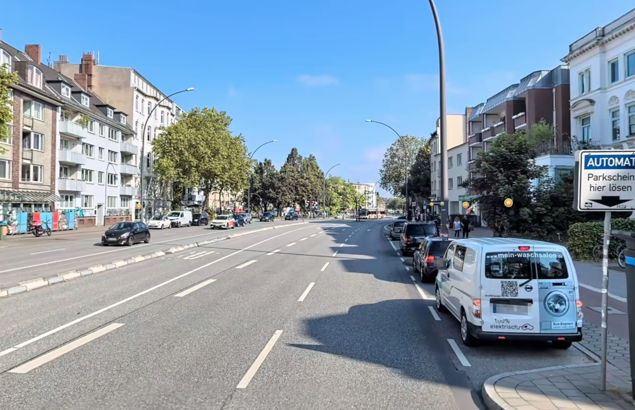 Das überfallene Geschäft liegt an der Grindelallee im Stadtteil Rotherbaum.