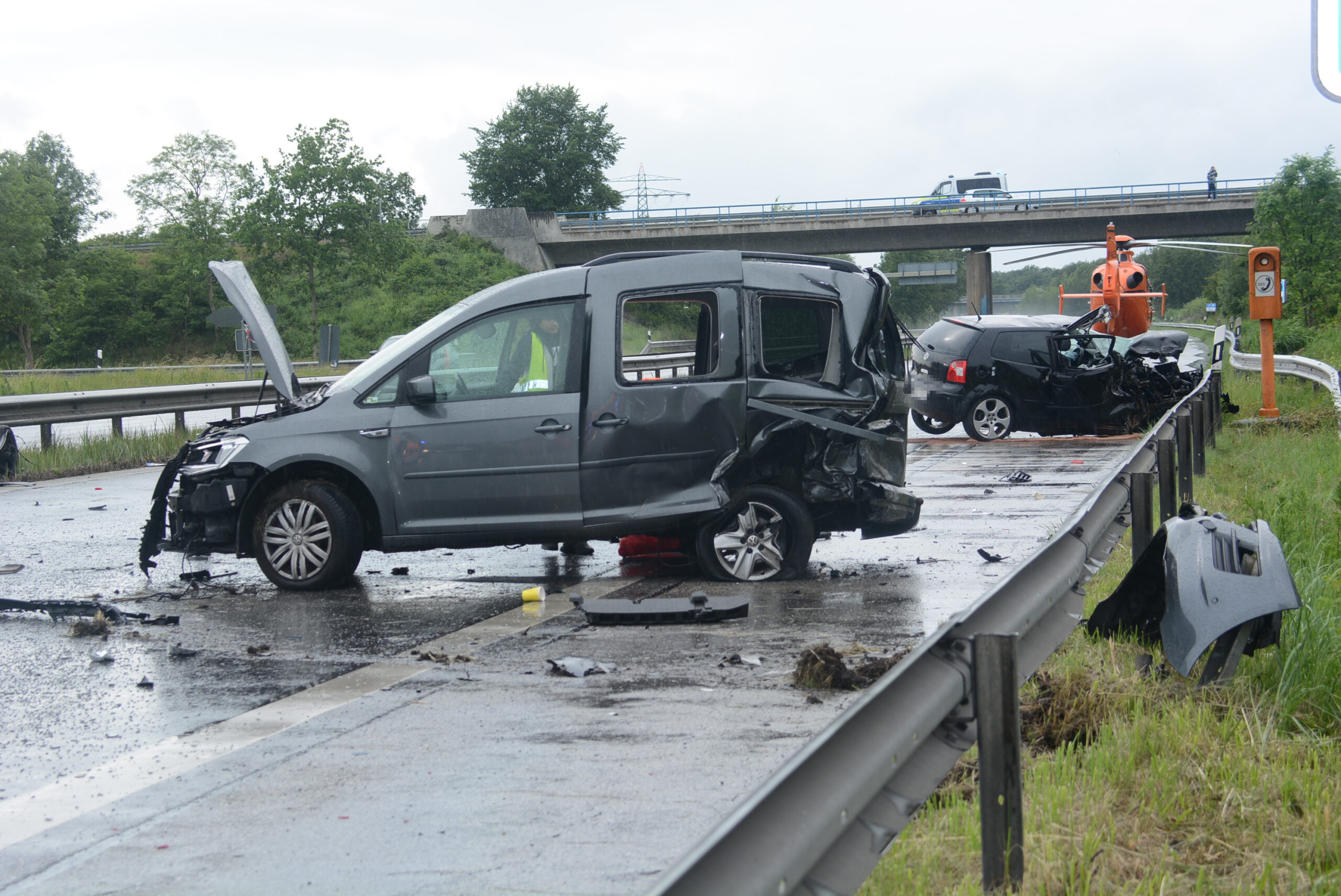 Unfall A25
