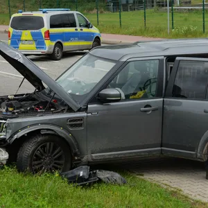 Einer der am Unfall beteiligten Fahrzeuge.