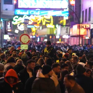 Blick in die Straße Große Freiheit