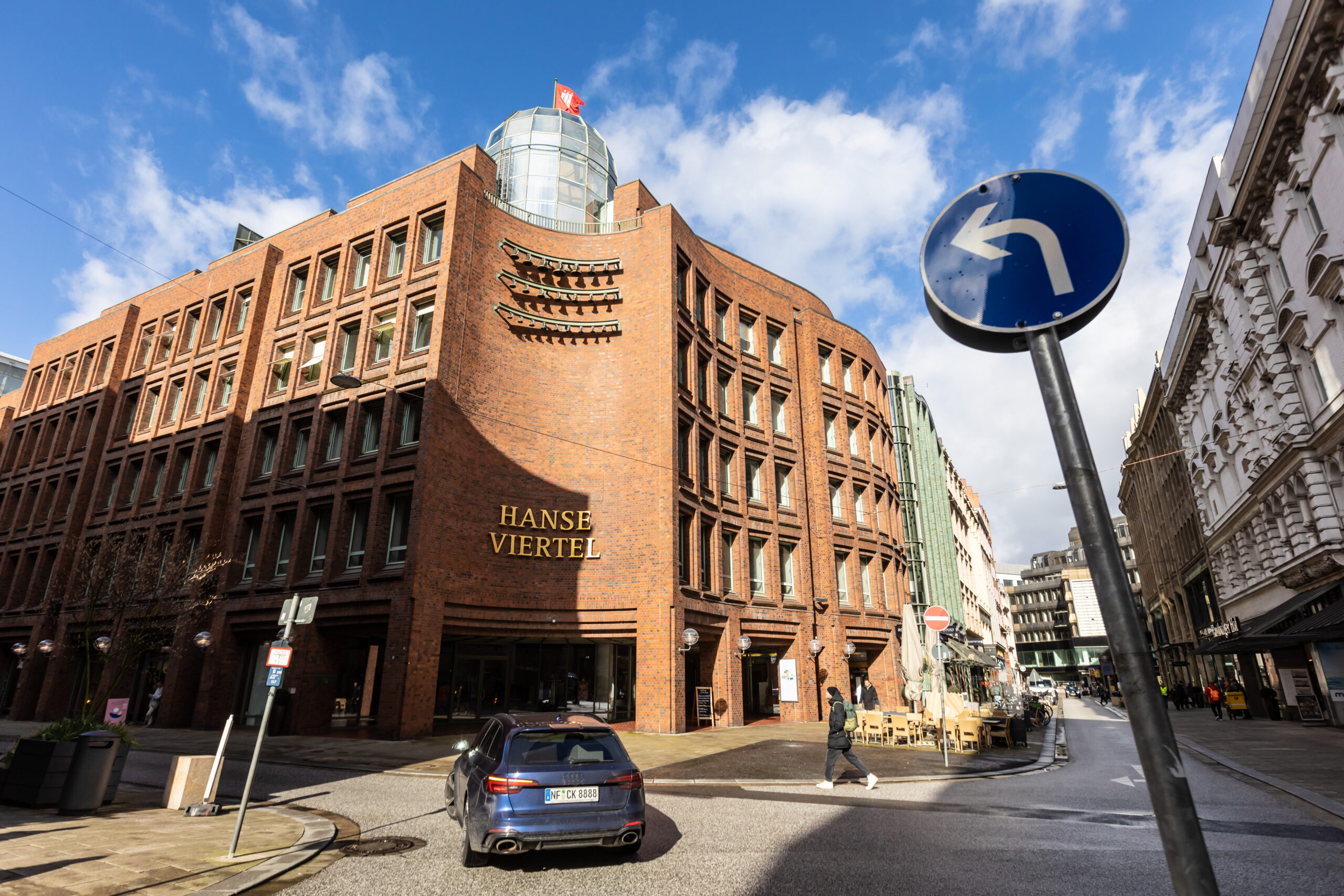 Hanseviertel von außen