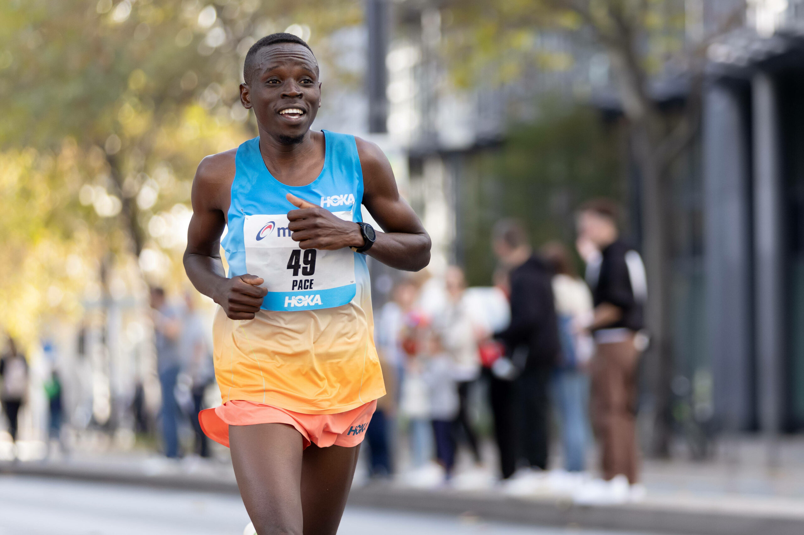Samwel Mailu beim Frankfurter Marathon 2022