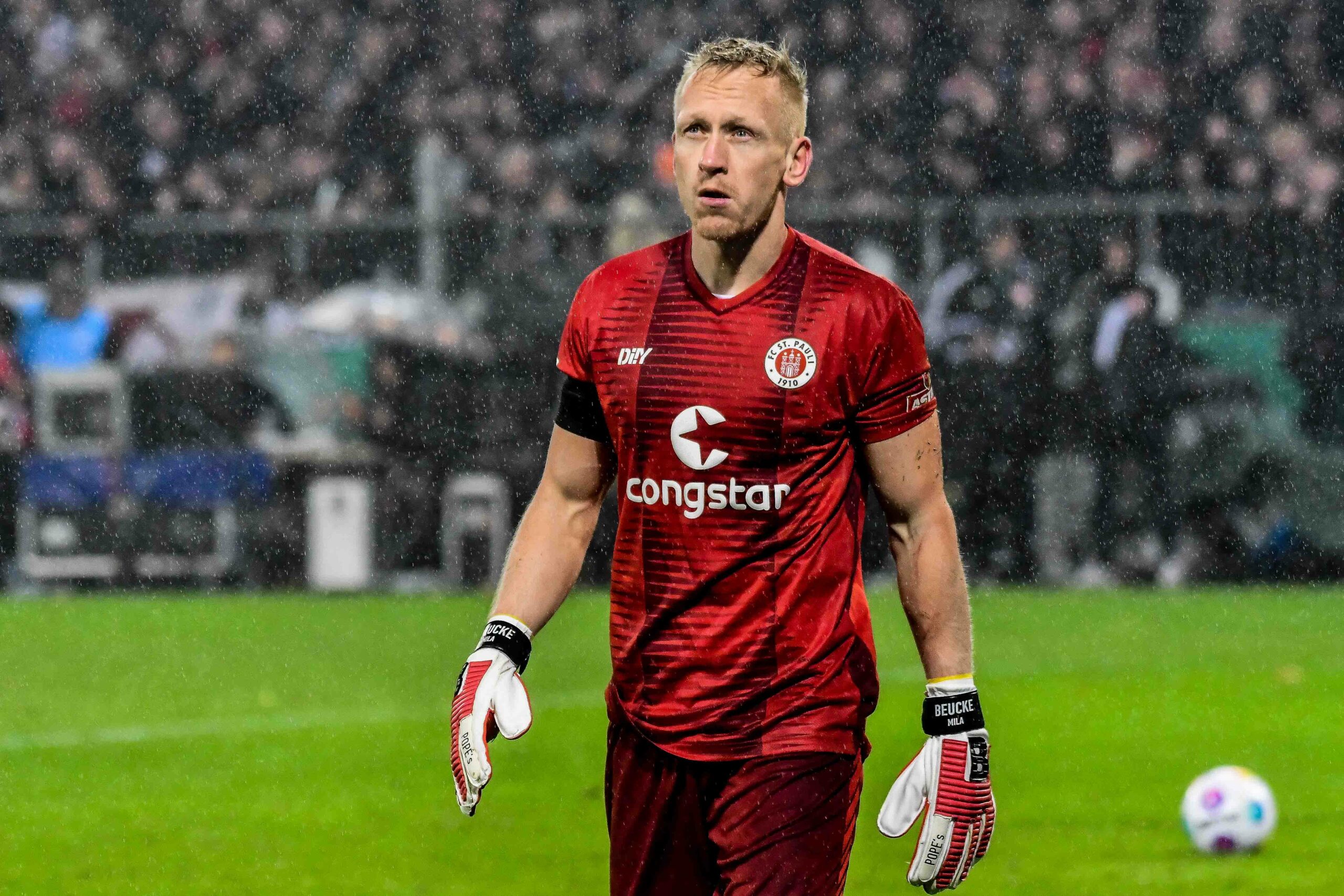 Sascha Burchert nach dem Pokalspiel gegen Düsseldorf