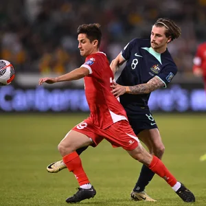 Connor Metcalfe im Spiel gegen den Libanon