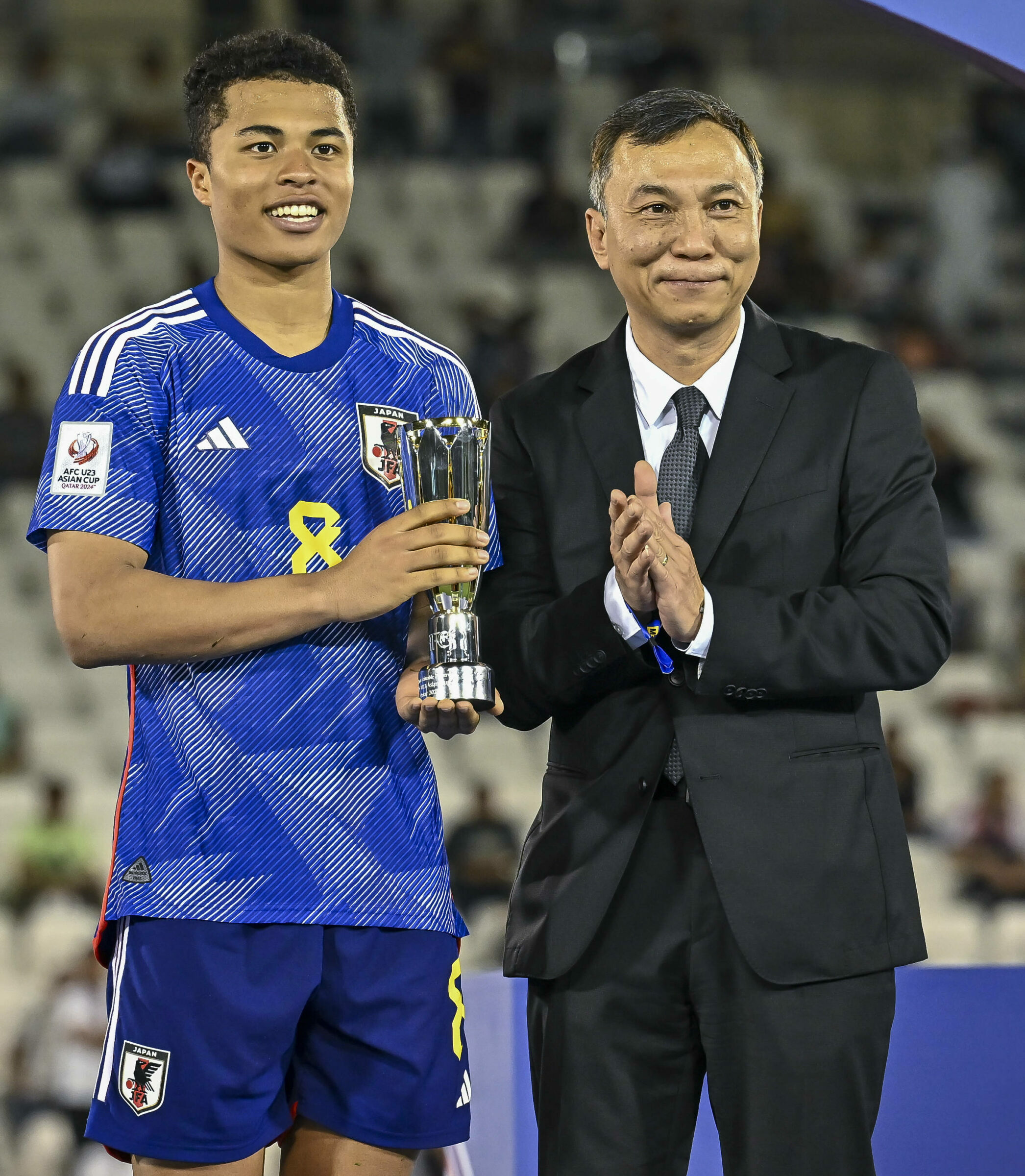 Joel Chima Fujita beim Gewinn der U23-Asienmeisterschaft 2024