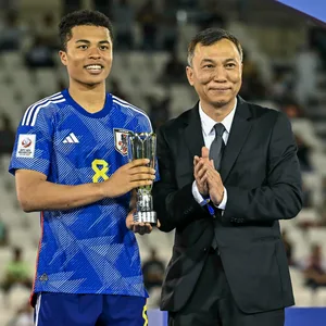 Joel Chima Fujita beim Gewinn der U23-Asienmeisterschaft 2024
