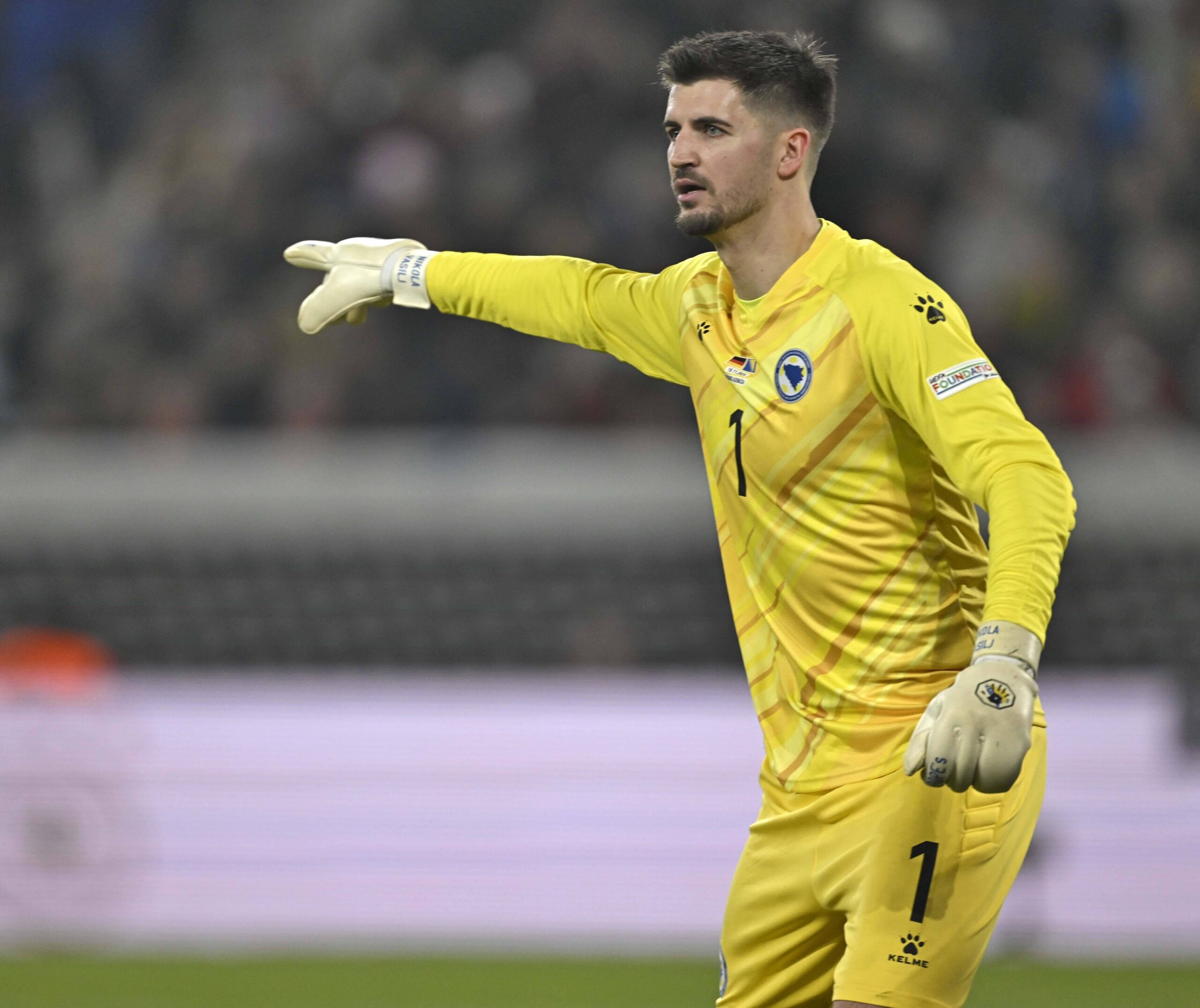 Nikola Vasilj im Trikot der Nationalmannschaft