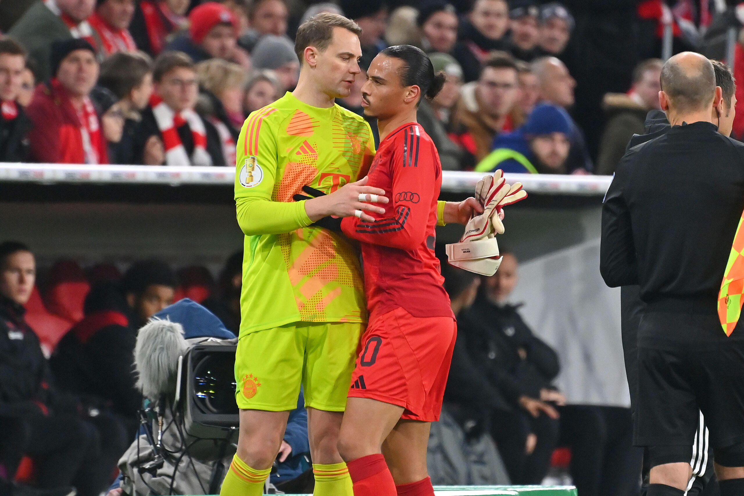 Manuel Neuer und Leroy Sane