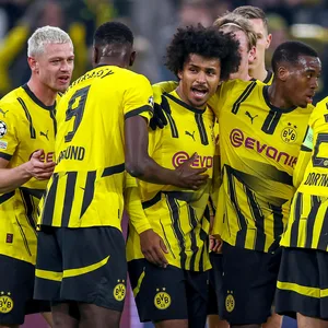 BVB-Spieler bejubeln ein Tor