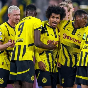 BVB-Spieler bejubeln ein Tor