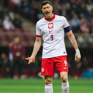 Robert Lewandowski im Einsatz für die polnische Nationalmannschaft