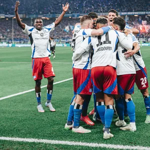 HSV-Profis jubeln
