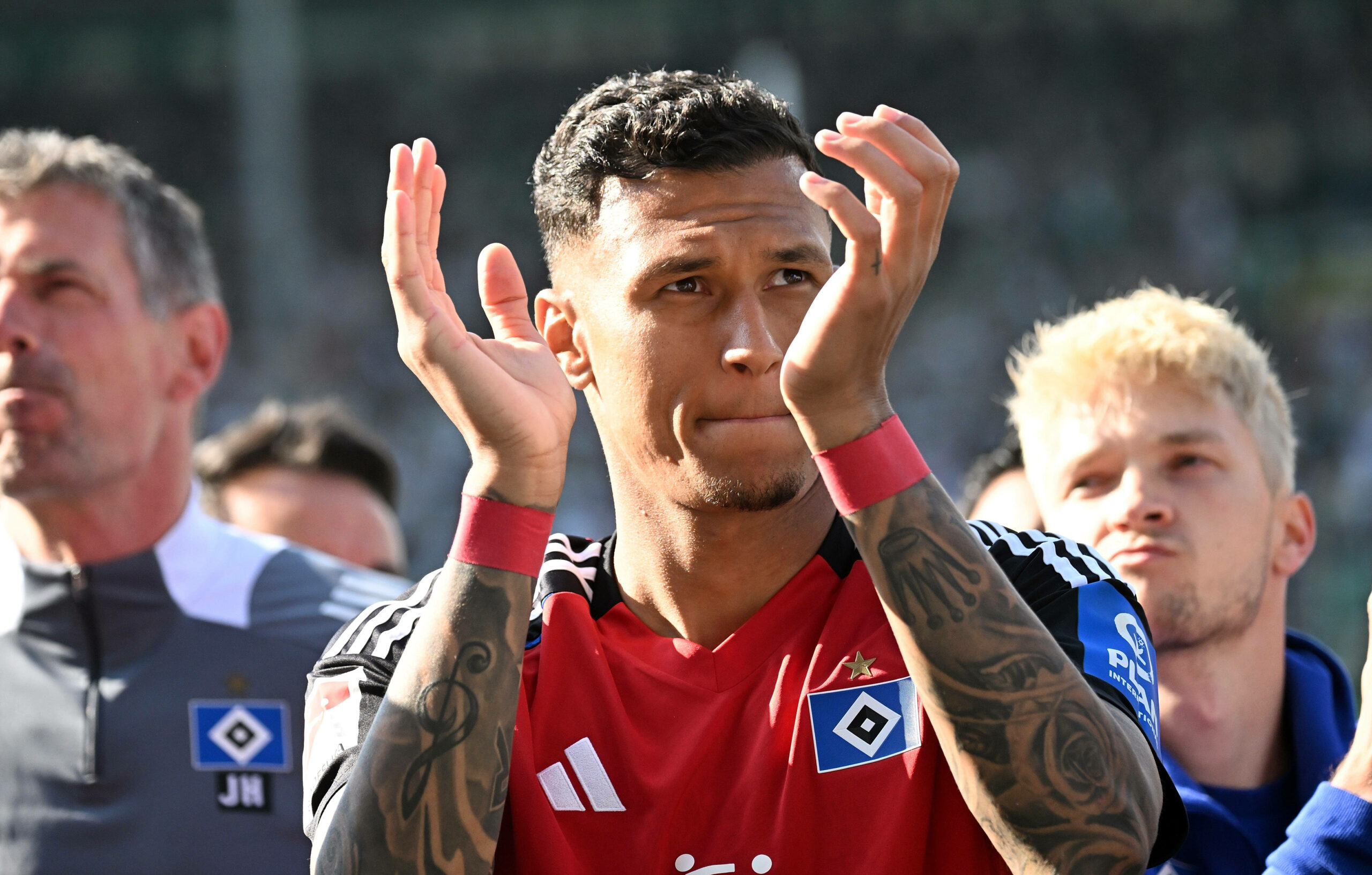 Mit 22 Toren wurde Davie Selke Zweitliga-Torschützenkönig. Ob er eine Zukunft beim HSV haben wird, ist allerdings weiterhin ungewiss.
