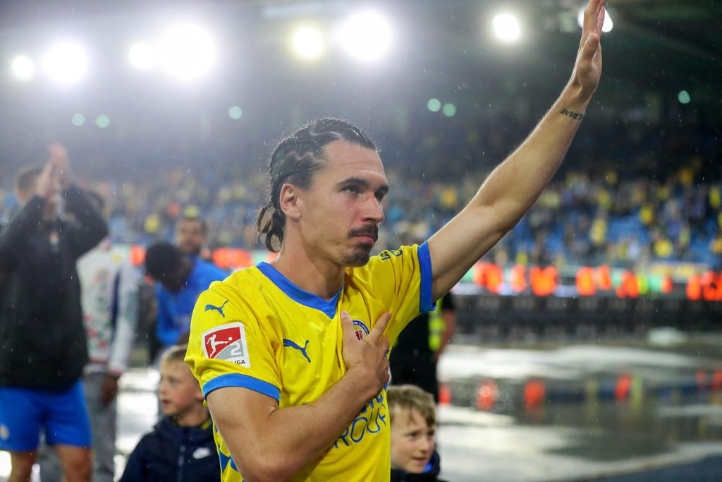 Rayan Philippe sorgte mit seinen Toren dafür, dass Eintracht Braunschweig den Klassenerhalt in Liga zwei schaffte.