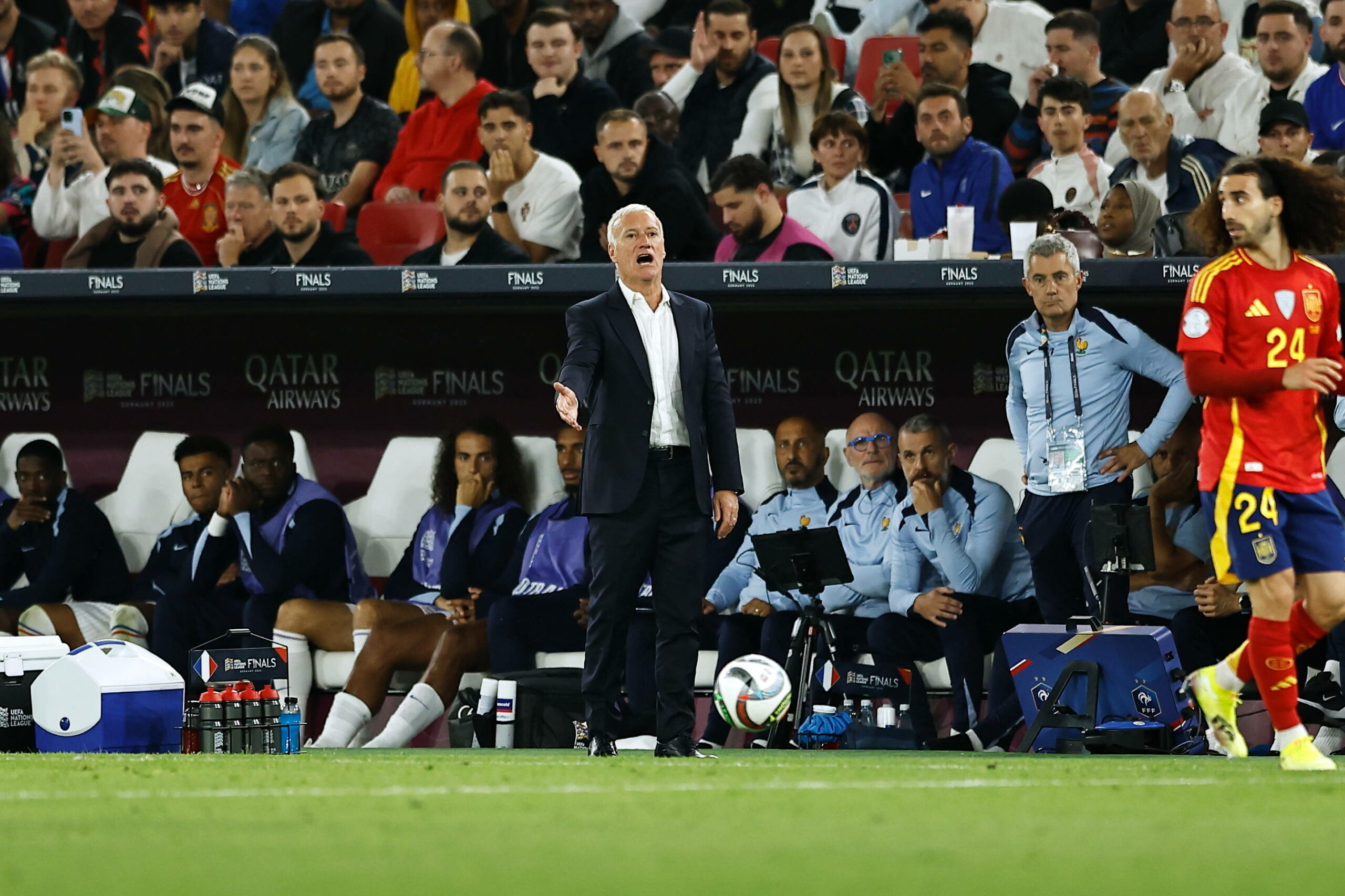 Didier Deschamps beim Nations League-Spiel gegen Spanien