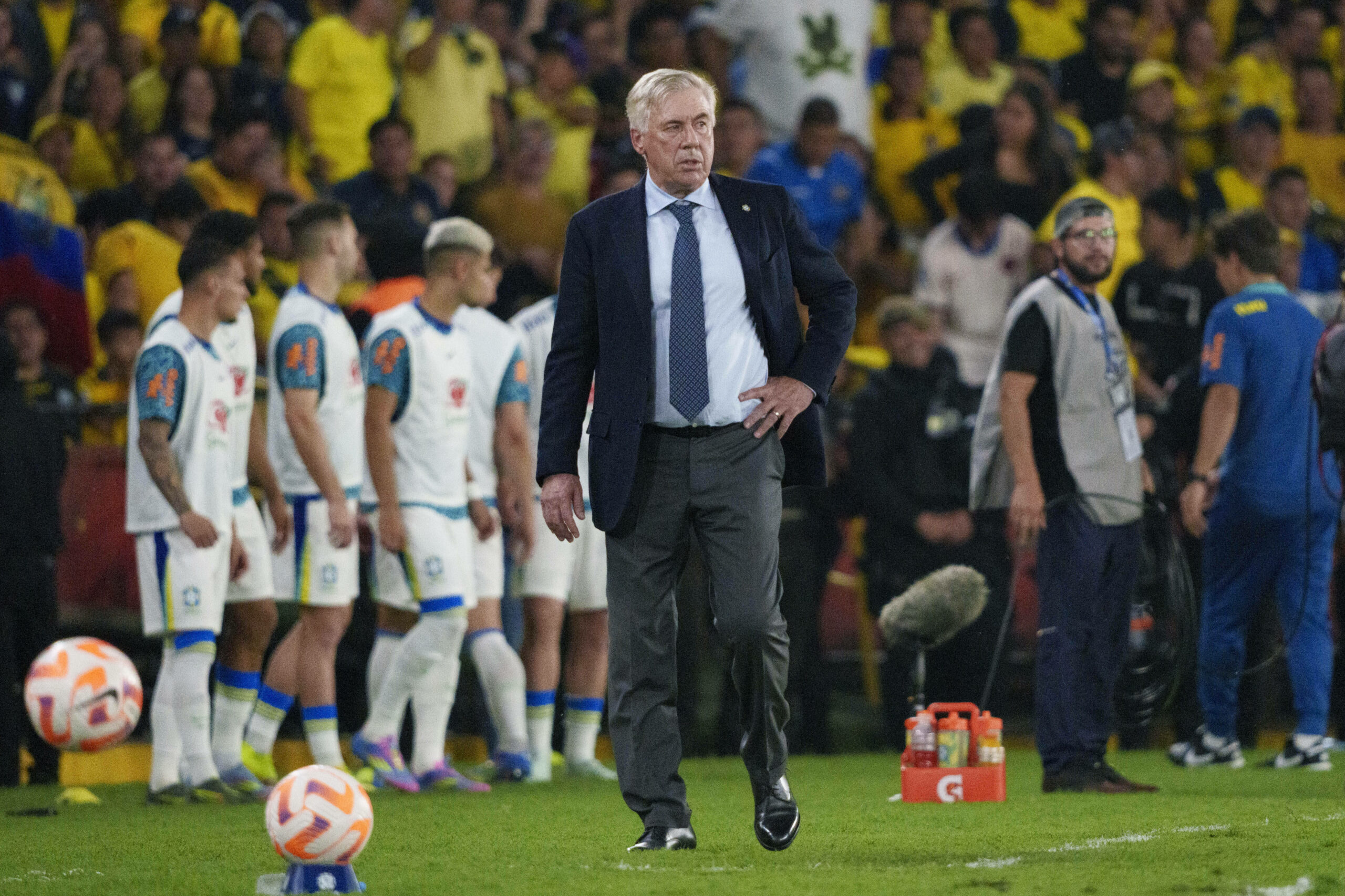 Carlo Ancelotti am Spielfeldrand