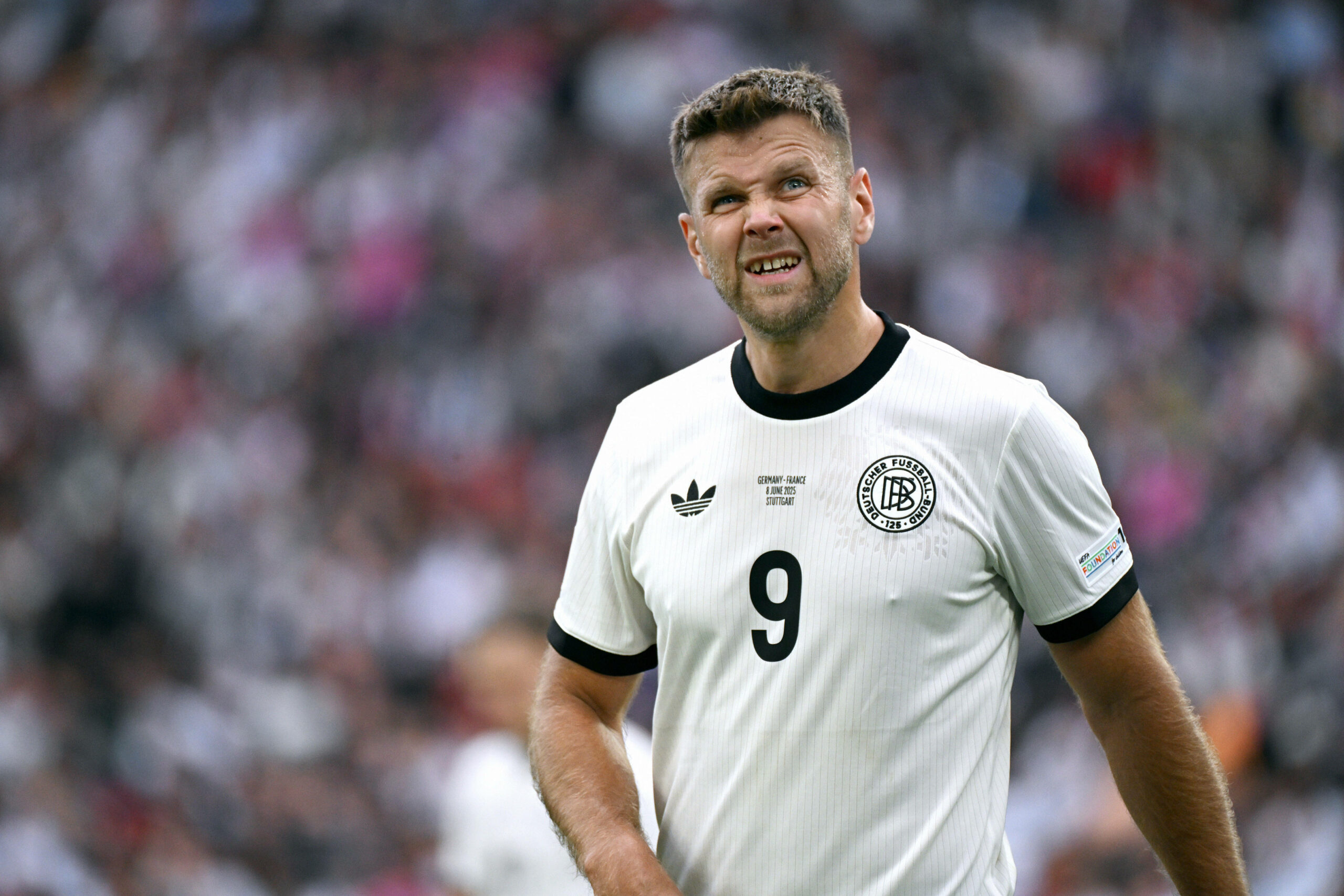 Niclas Füllkrug im Nations-League-Spiel gegen Frankreich